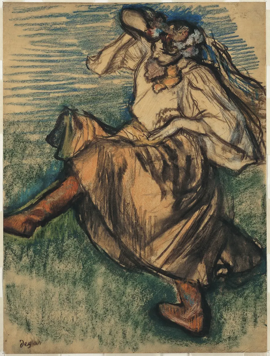 Dancer in Ukrainian Dress