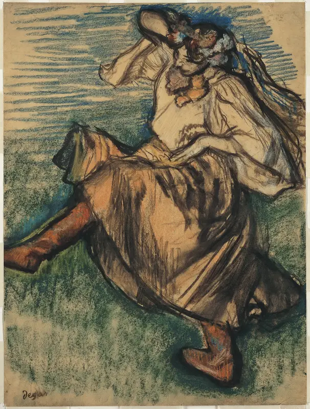 Dancer in Ukrainian Dress
